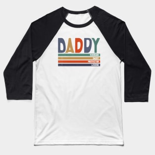 Daddy Dad Husband Gift Funny Fathers Day Baseball T-Shirt